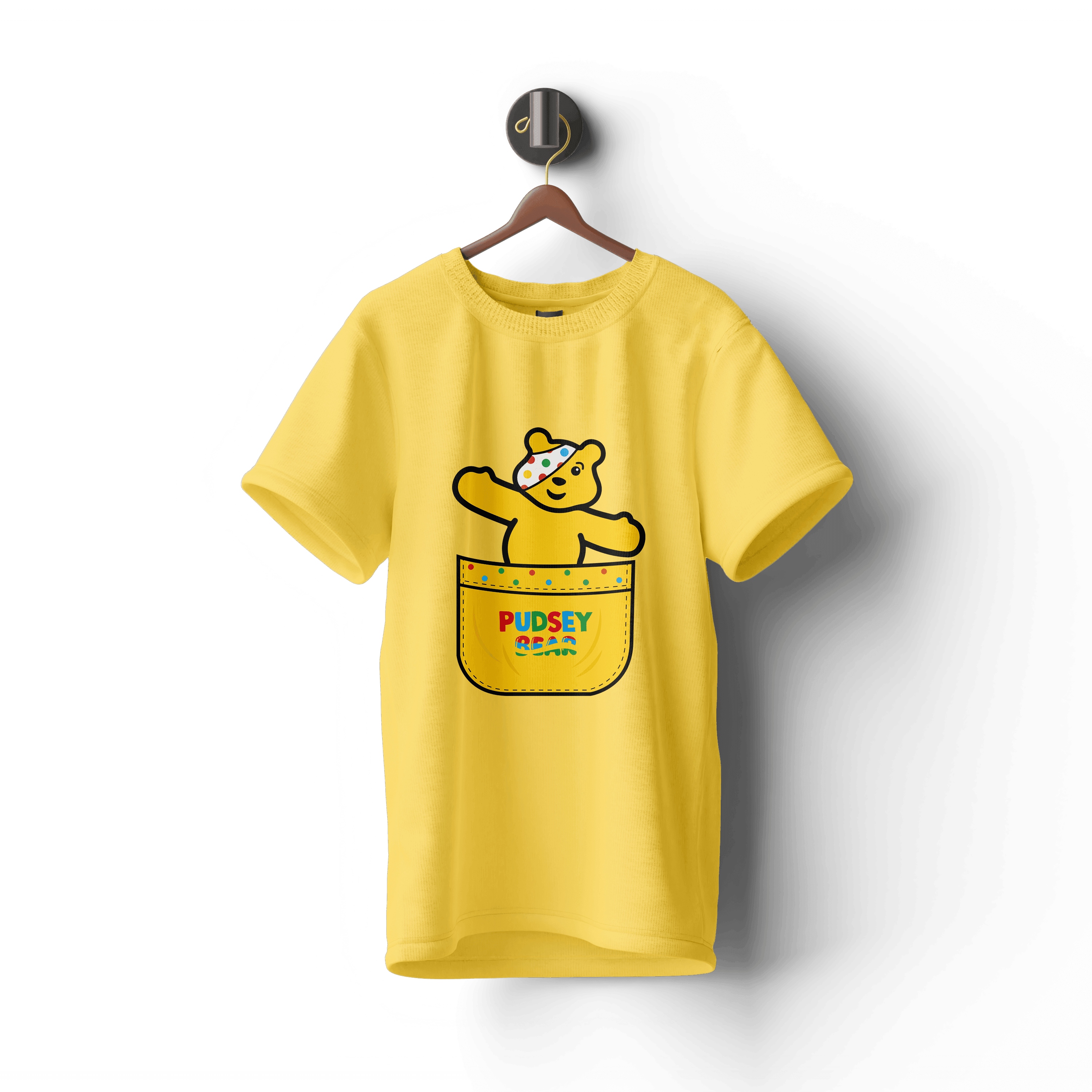 Buy Pudsey Bear T-shirt | Pudsey in the Pocket Design | Wear Your ...