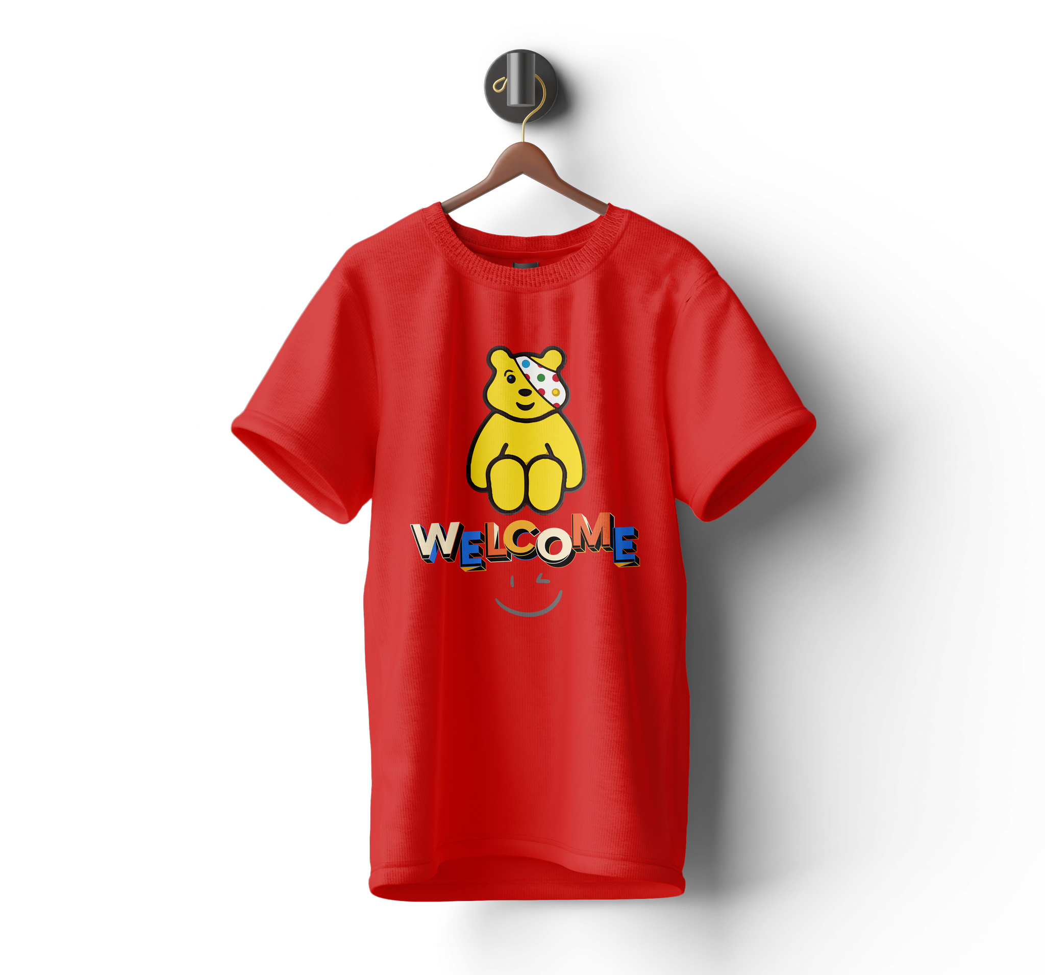 Pudsey Bear T-shirt | Welcome with Pudsey