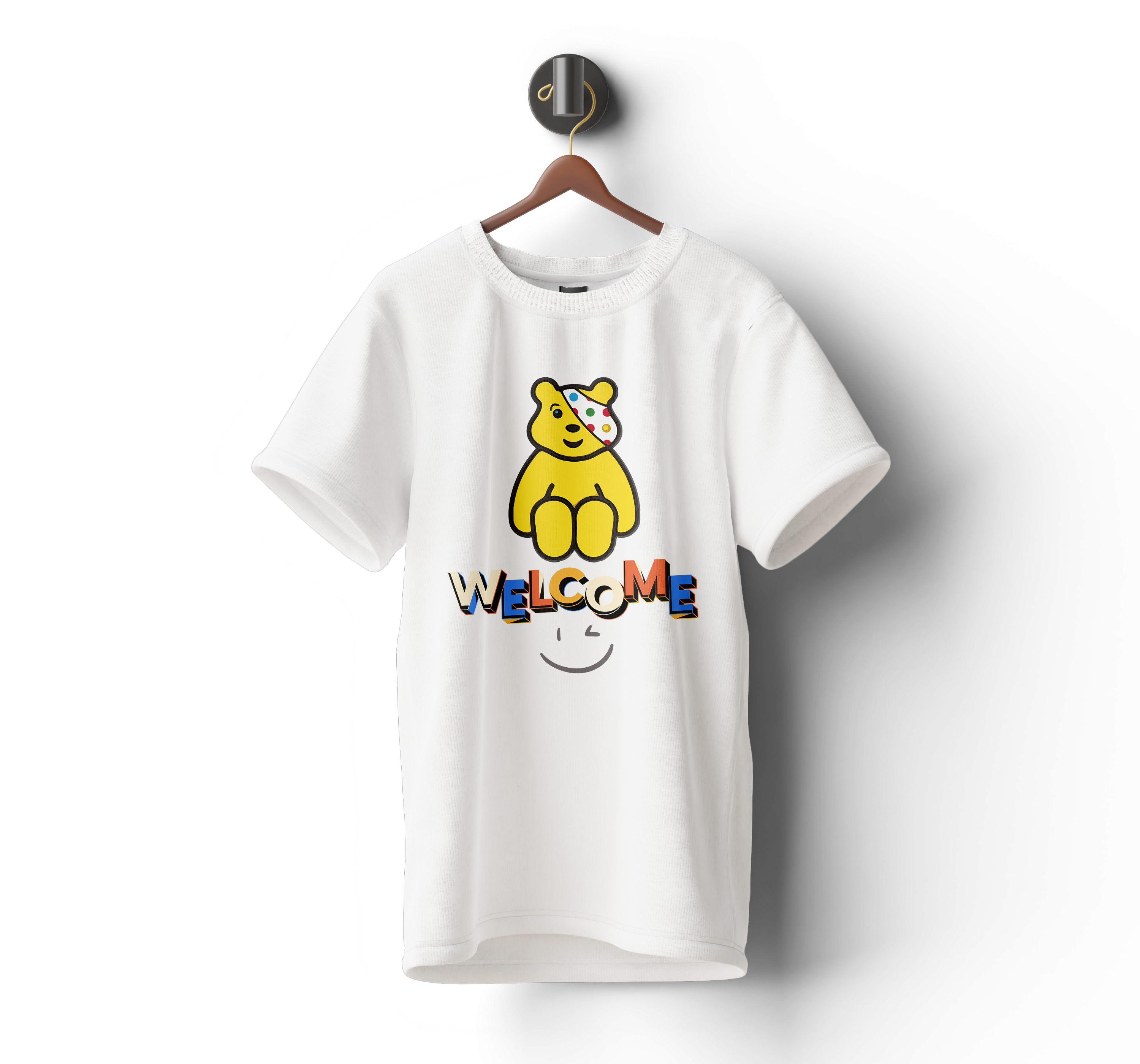 Pudsey Bear T-shirt | Welcome with Pudsey