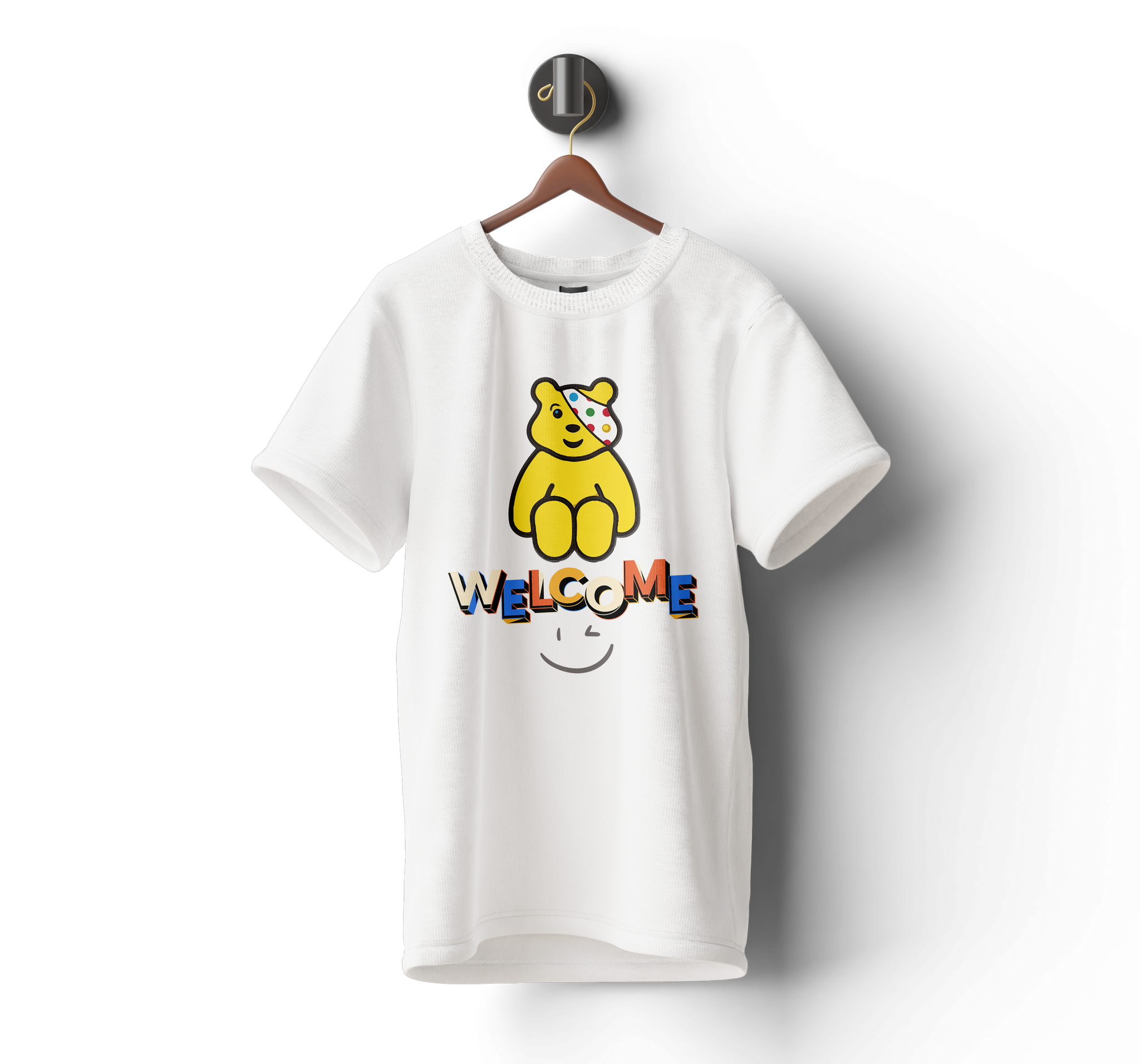 Pudsey Bear T-shirt | Welcome with Pudsey