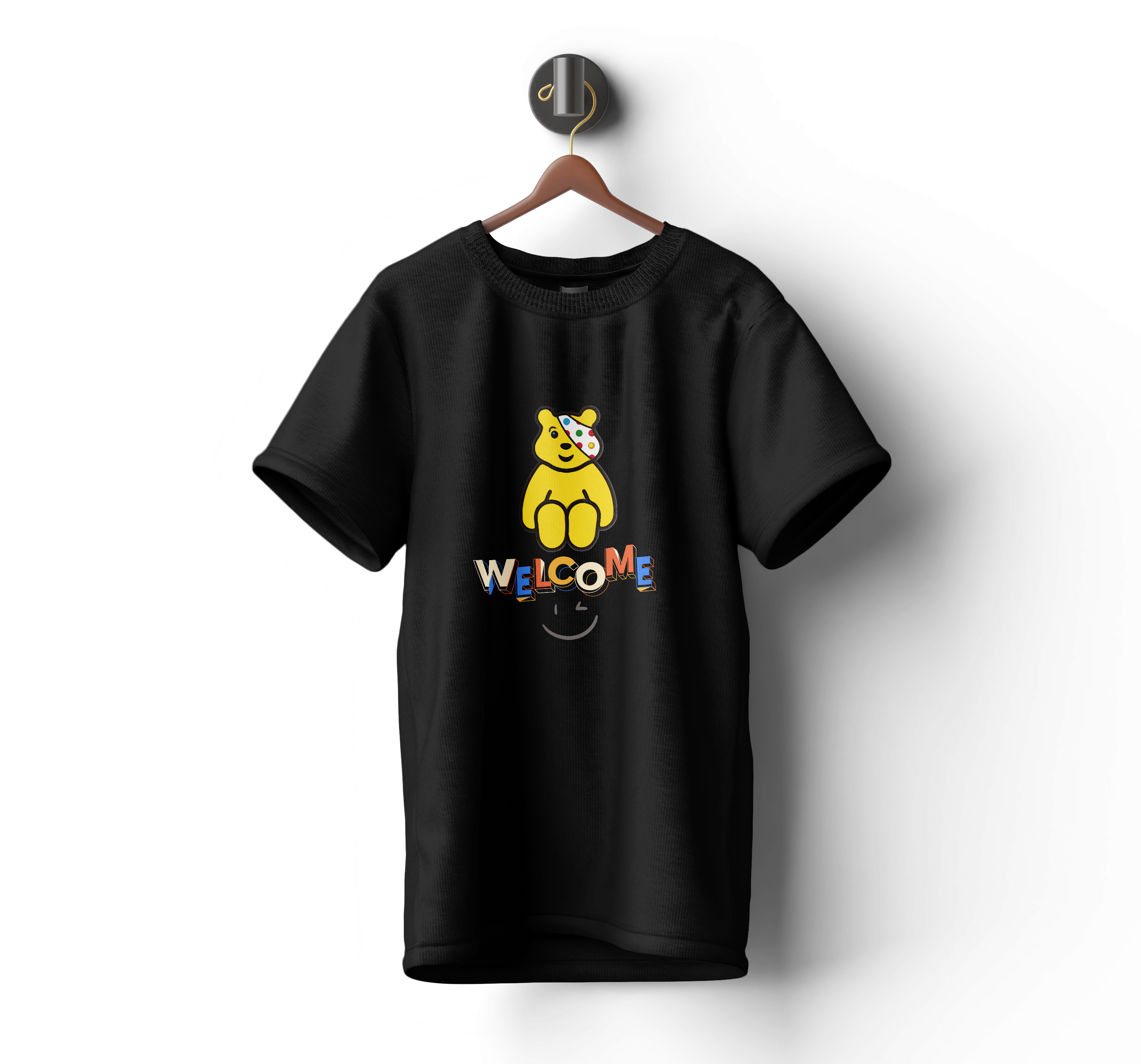 Pudsey Bear T-shirt | Welcome with Pudsey