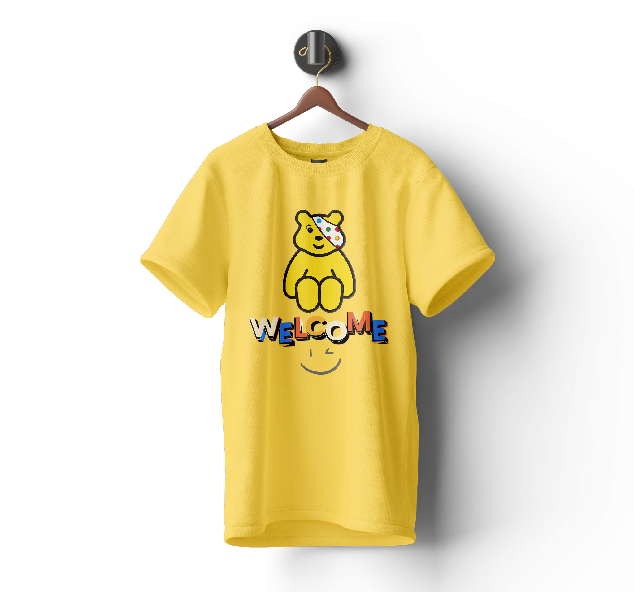 Pudsey Bear T-shirt | Welcome with Pudsey