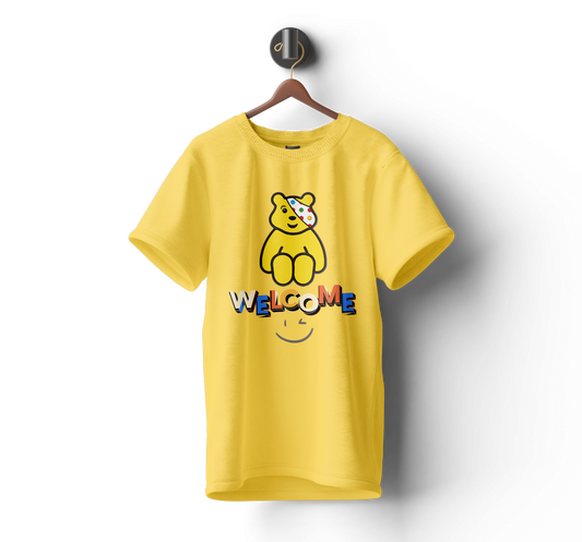 Pudsey Bear T-shirt | Welcome with Pudsey